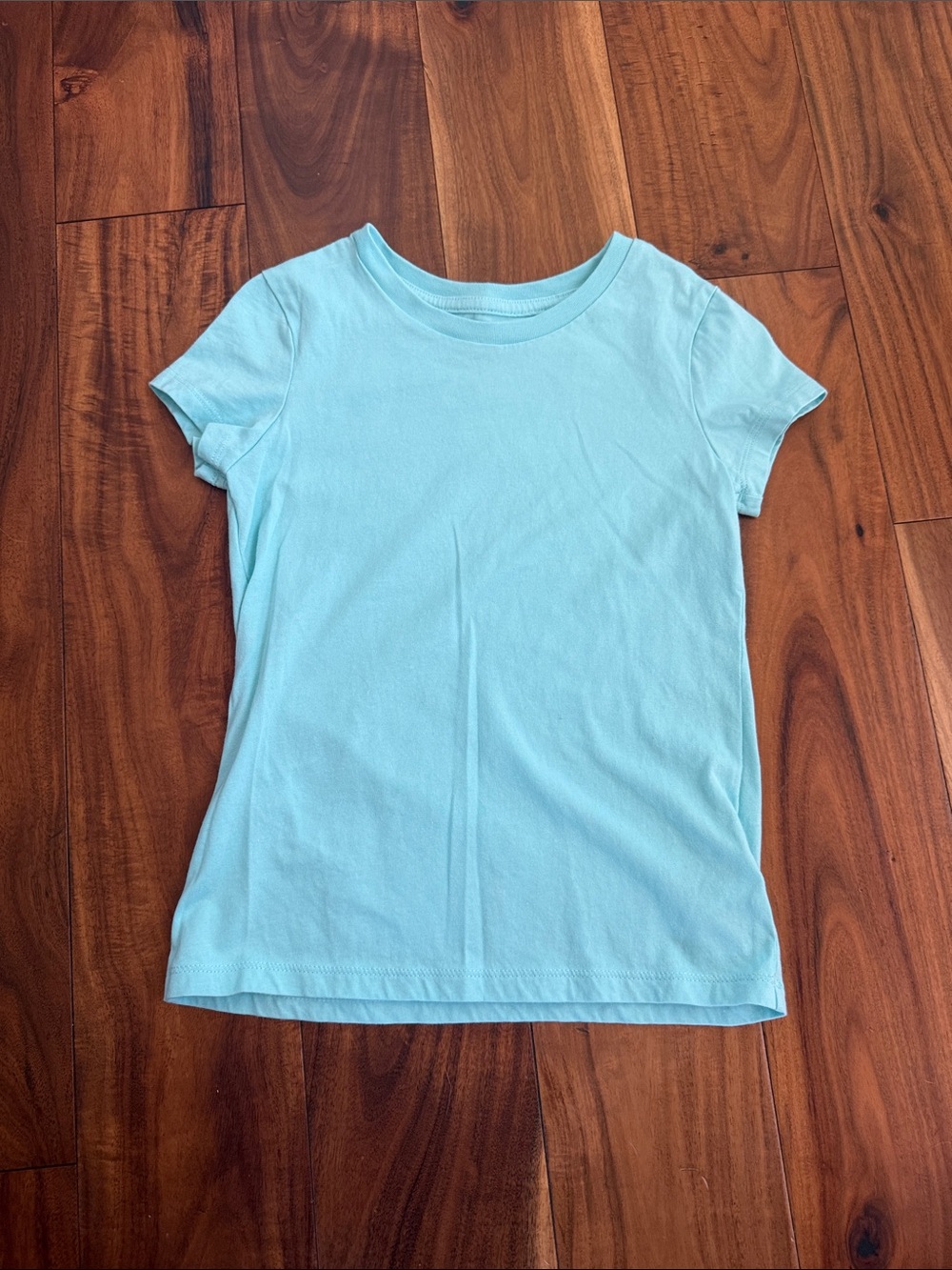 Amazon Essentials Toddler/Child Aqua Blue Short Sleeve Tee